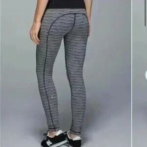Striped Gray Women's Leggings